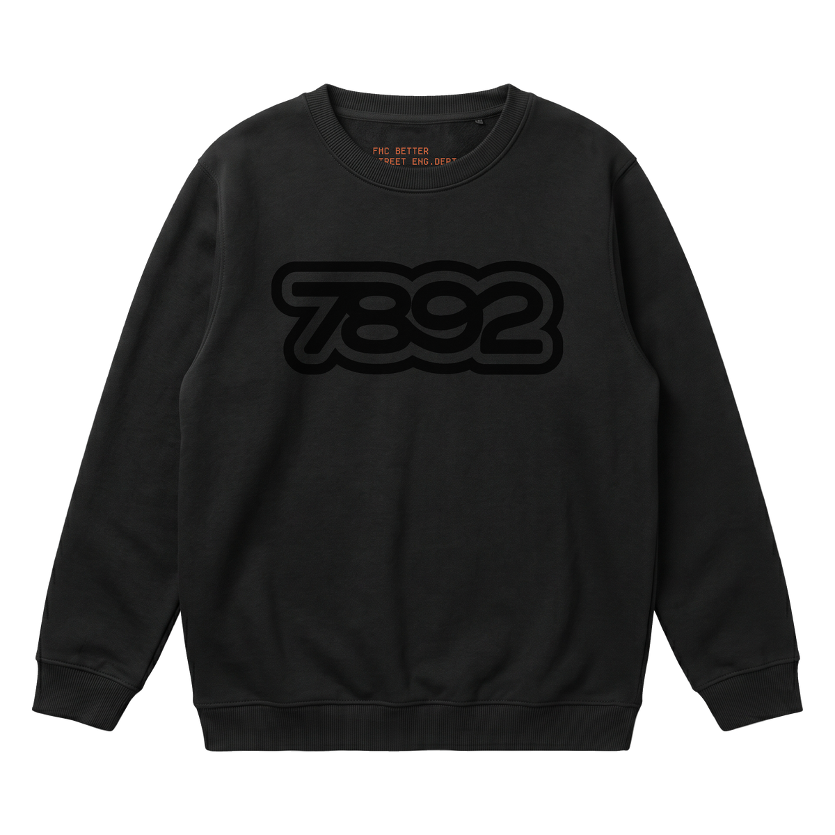 CREWNECK - 7892 - black label